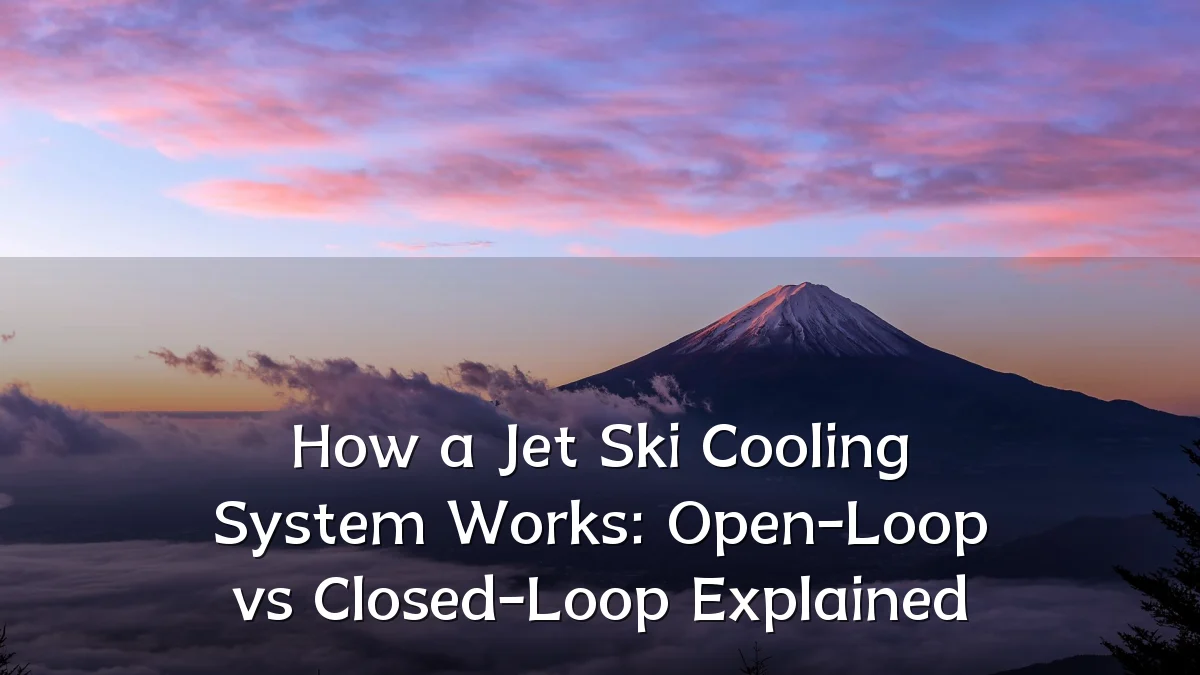 How a Jet Ski Cooling System Works: Open-Loop vs Closed-Loop Explained