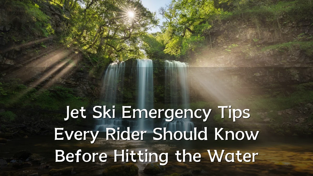 Jet Ski Emergency Tips Every Rider Should Know Before Hitting the Water