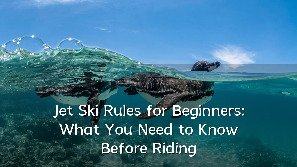 Jet Ski Rules for Beginners: What You Need to Know Before Riding